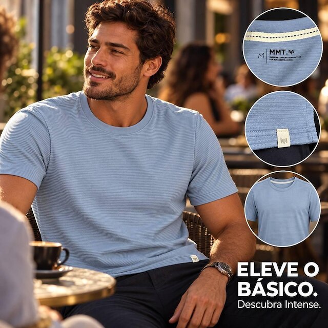 Camisa Masculina MMT Texturizada 058050
