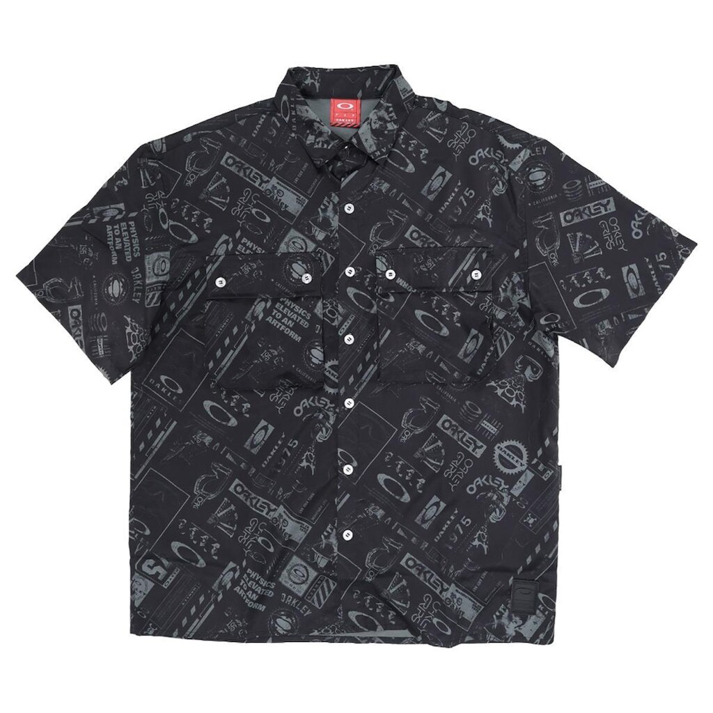 Camisa Masculina Oakley O-Mania Full Print Comfort