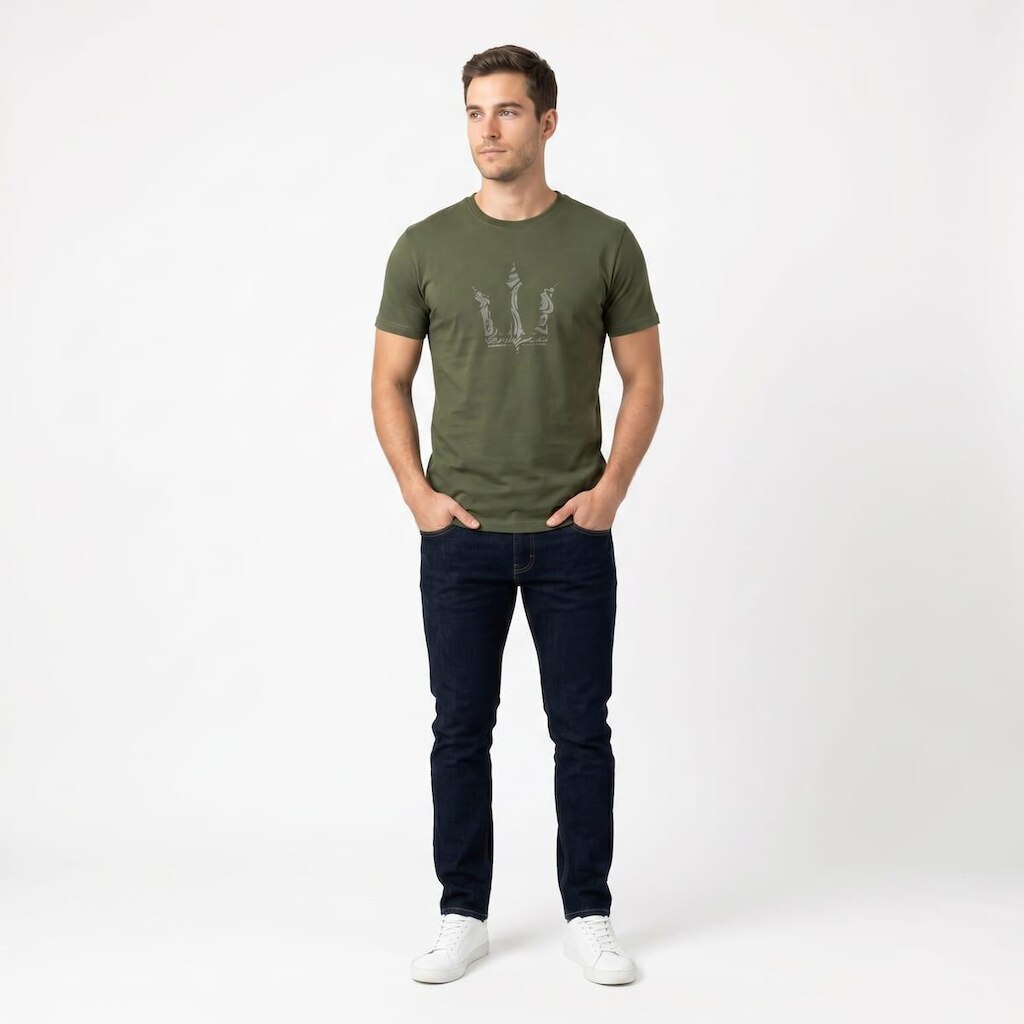 Camisa Masculina Premium Estampa Tonal Exclusiva 02.100.0009