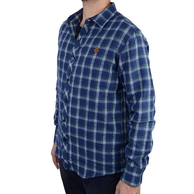 Camisa Masculina Red Nose ML Flanela Xadrez Verde - 957005