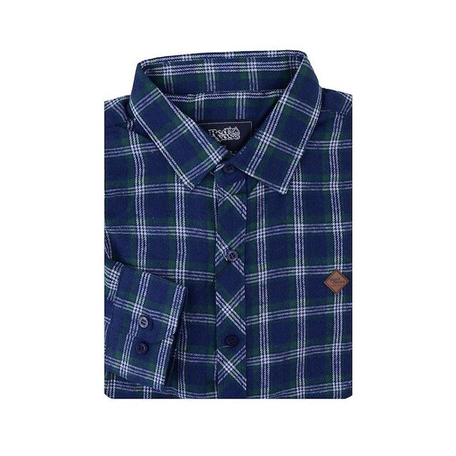 Camisa Masculina Red Nose ML Flanela Xadrez Verde - 957005