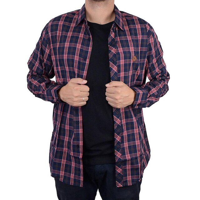 Camisa Masculina Red Nose ML Xadrez Vermelha - 9570061