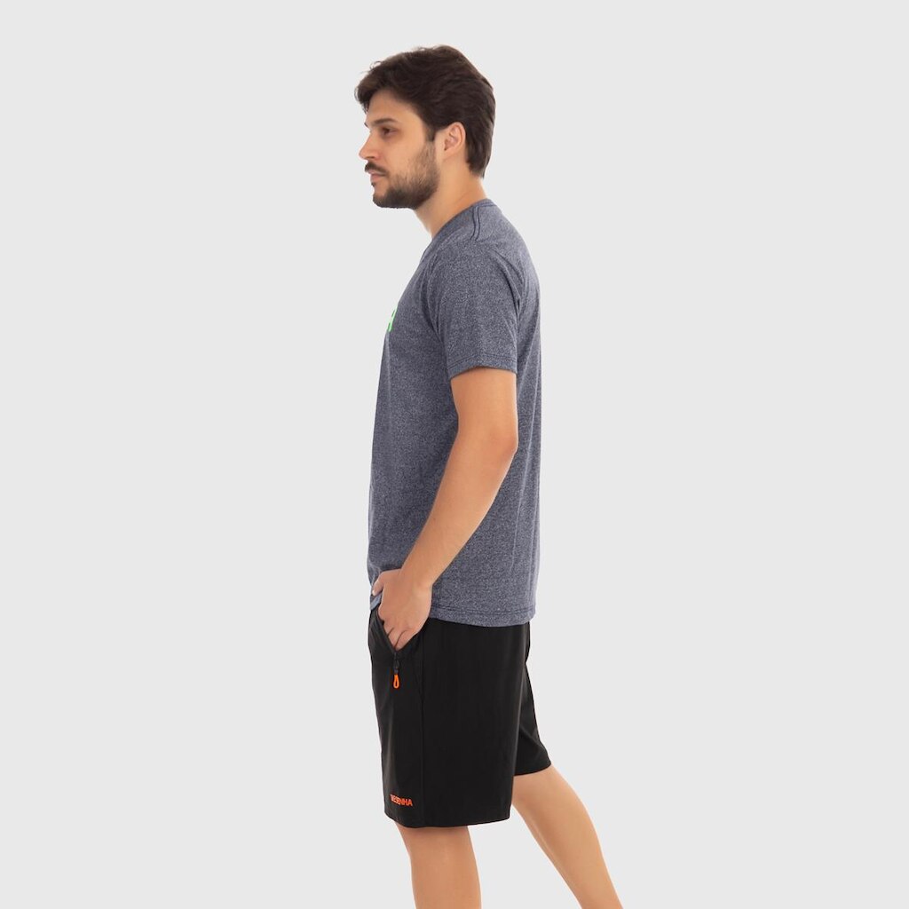 Camisa Masculina Resenha Sport Malha Mesclada Conforto Casual Academia Premium
