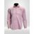 Camisa Masculina Social Manga Longa Rosa Chiclete - Rosa