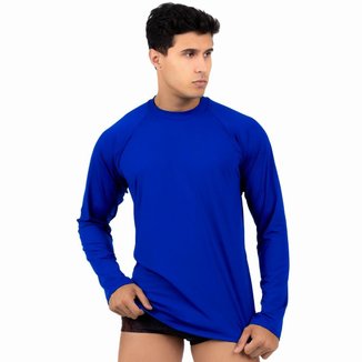 Camisa Masculina Térmica Segunda Pele Praia Surf Proteção Uv
