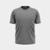 Camisa Masculina TR4 Raglan Cinza  Dia a Dia Proteção Uv Treino Fitness Academia Treino Básica - Cinza
