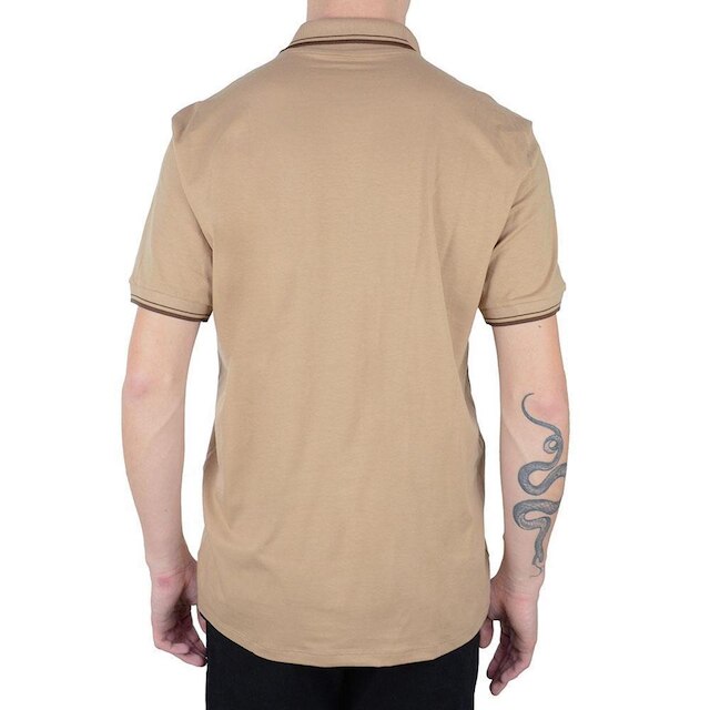 Camisa Masculina Urban City Gola Polo Cotton Amêndoa - 7012