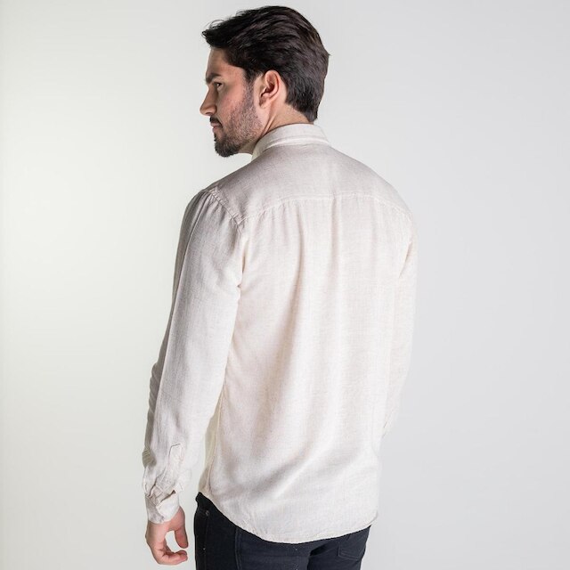 Camisa Masculina VersatiOld Viscose Areia