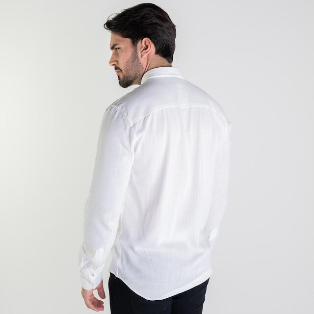 Camisa Masculina VersatiOld Viscose Branca