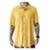 Camisa Masculina Viscose Manga Curta Social - Amarelo