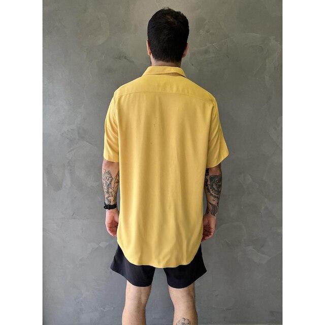 Camisa Masculina Viscose Manga Curta Social