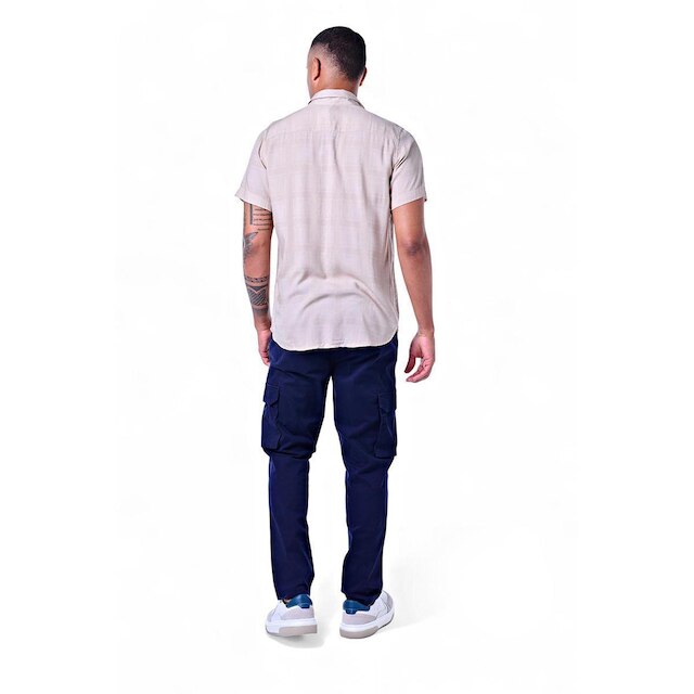 Camisa Masculina Viscose Maquinetada