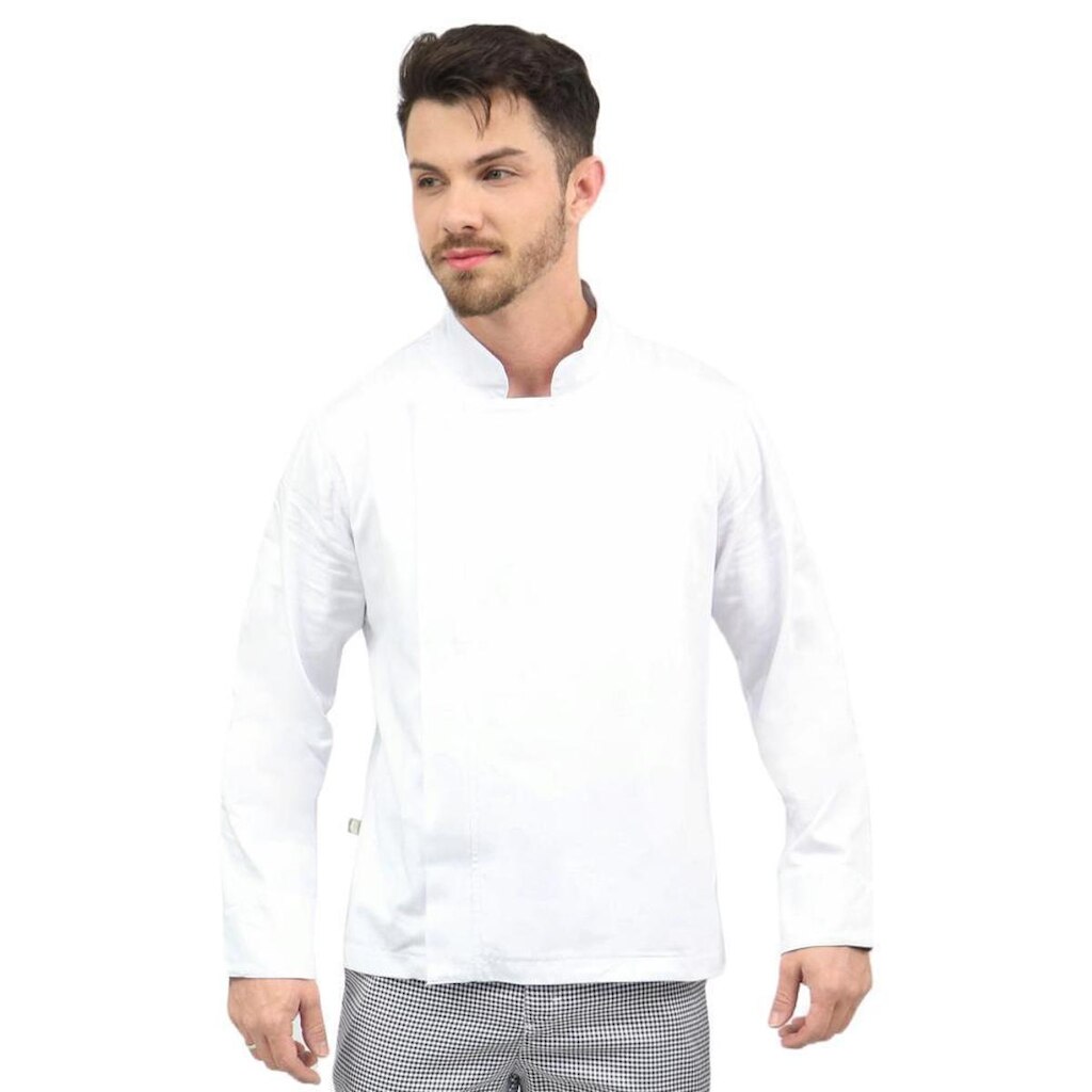 Camisa Masculino Algodão com Zíper - Camisa Chefe