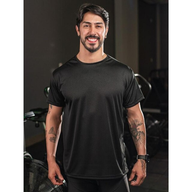 Camisa Masculino com Proteção Solar UV 50+ Camiseta Manga Curta