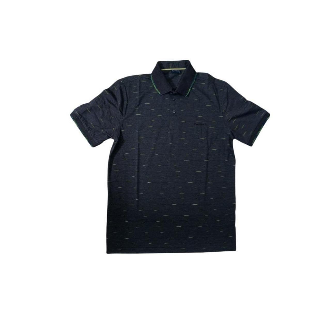 CAMISA MASCULINO PIERRE CARDIN POLO JACQUARD Menor preço em CAMISA MASCULINO PIERRE CARDIN POLO JACQUARD