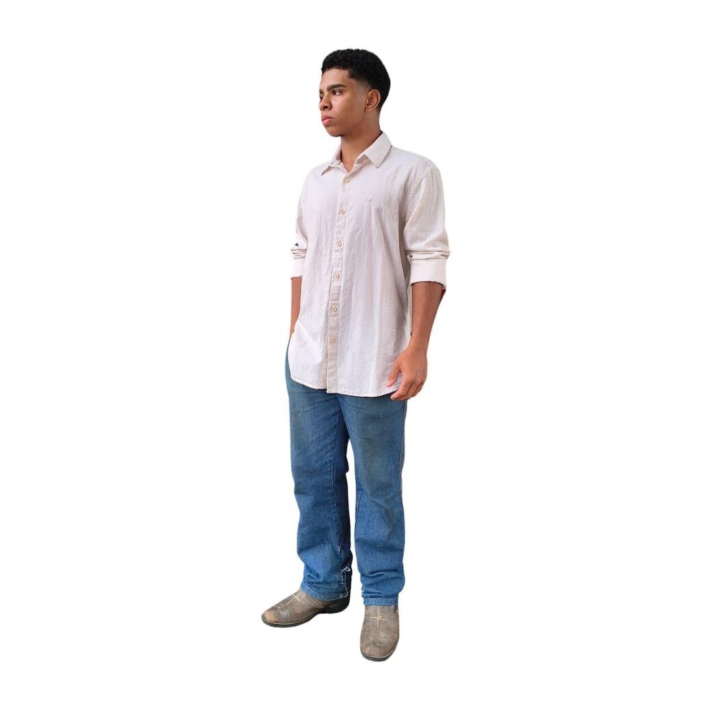 Camisa Melty Manga Longa Premium - Gola Americana