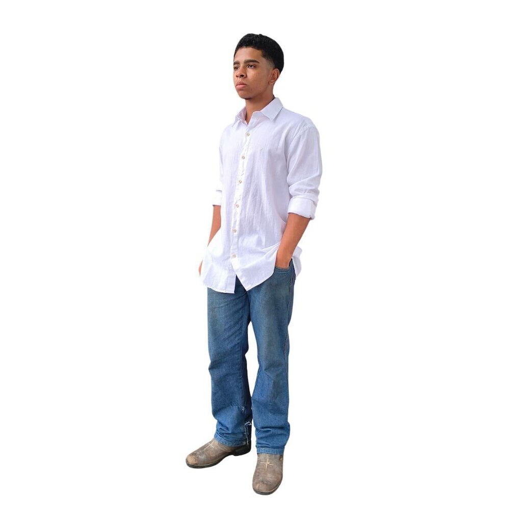 Camisa Melty Manga Longa Premium - Gola Americana