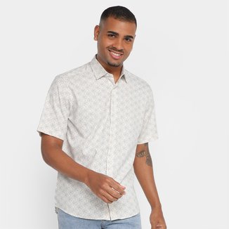 Camisa Milano Linho Estampada Masculina