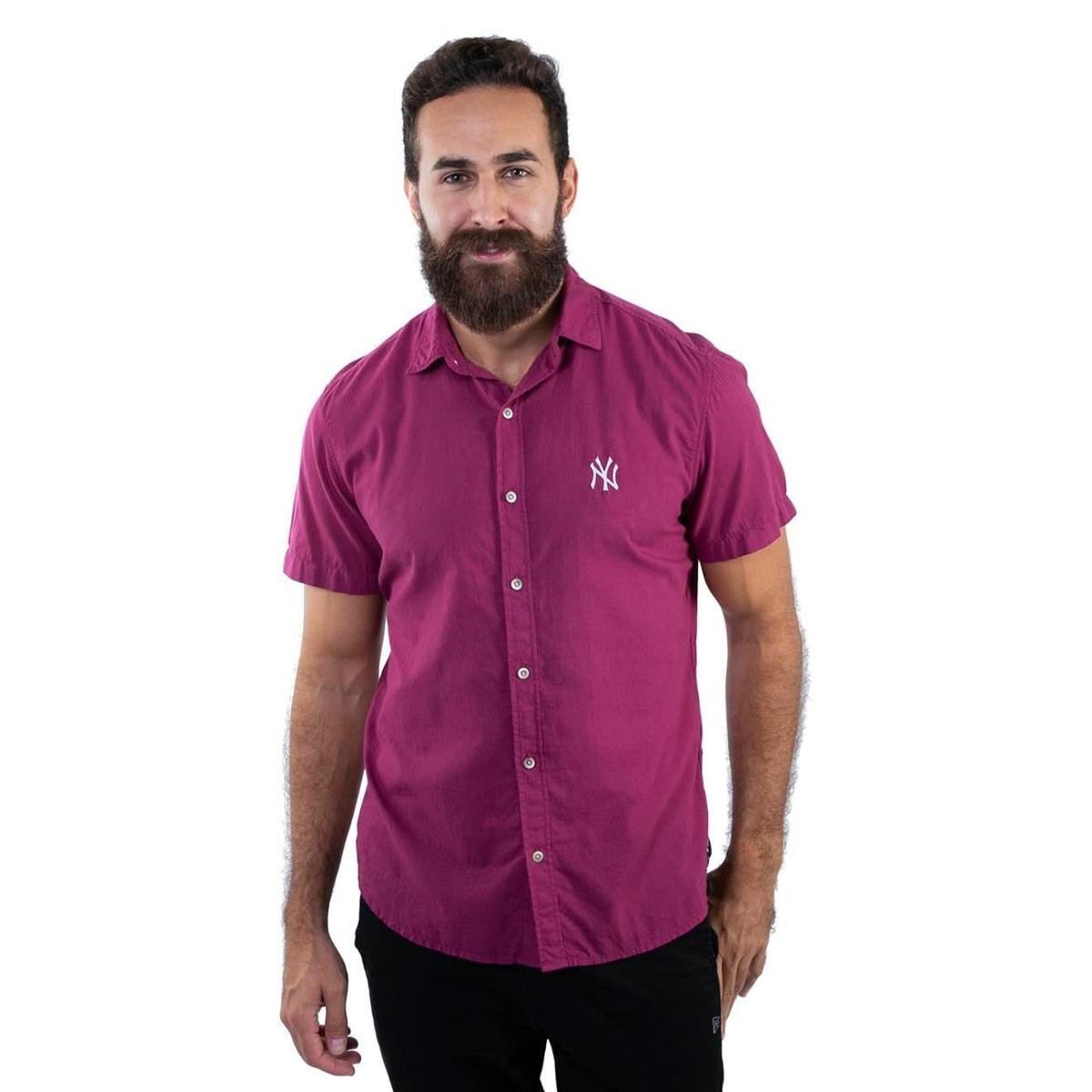 camisa rosa new era