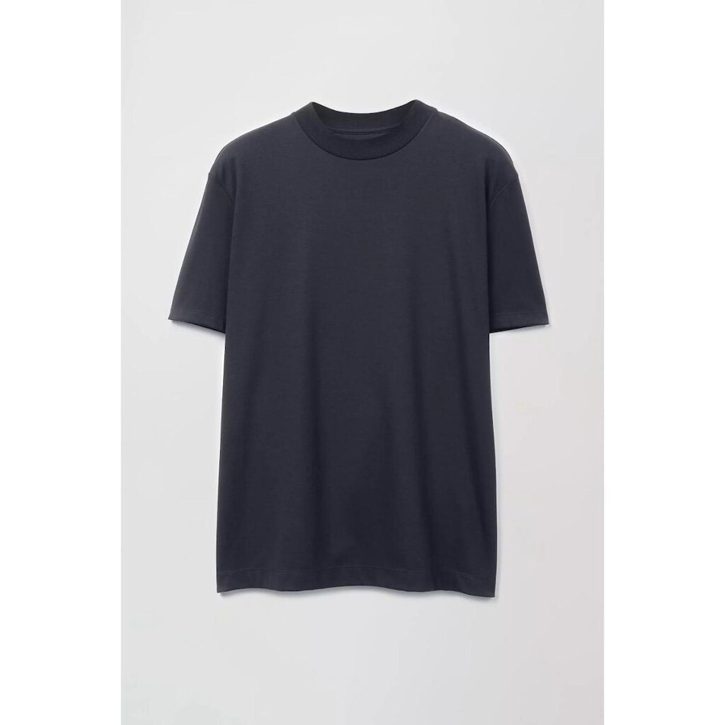Camisa Oficina Reserva Algodao Gola Media  Preto