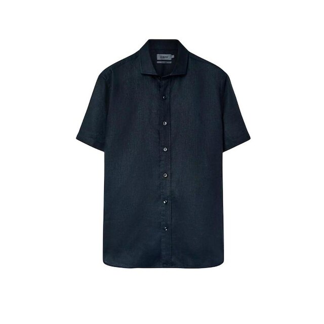 Camisa Oficina Reserva Linho Preto