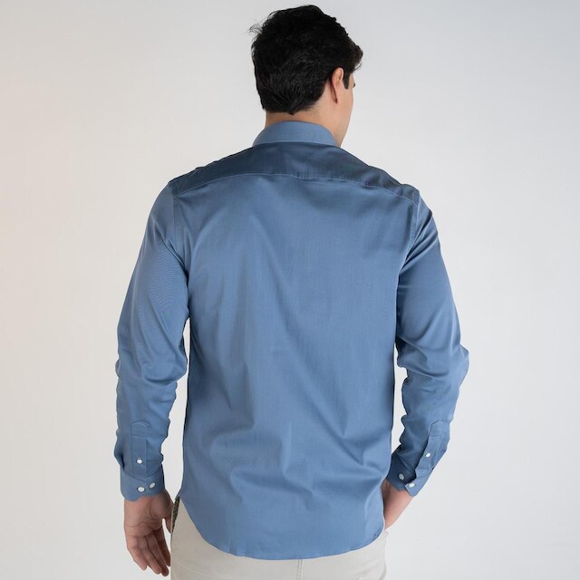 Camisa Oficina Reserva Paris Blend Azul