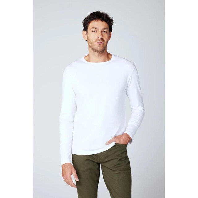 Camisa Oficina Reserva Suedine Manga Longa Masculina