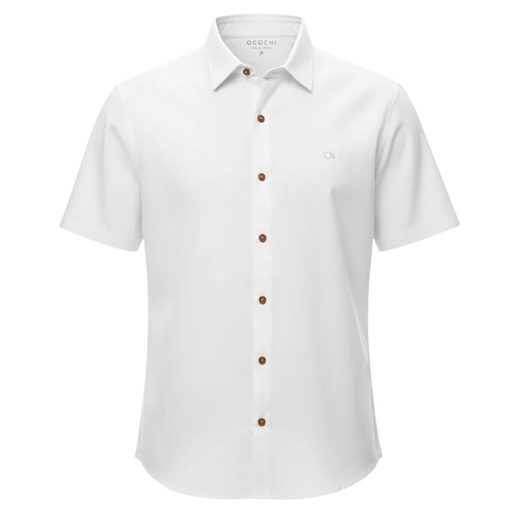 Camisa Ogochi ML Casual Slim Flame