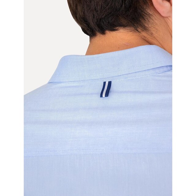 Camisa Original Penguin Masculina Regular Oxford Azul Claro Mescla
