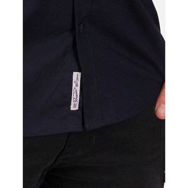 Camisa Original Penguin Regular Bordado Azul Marinho