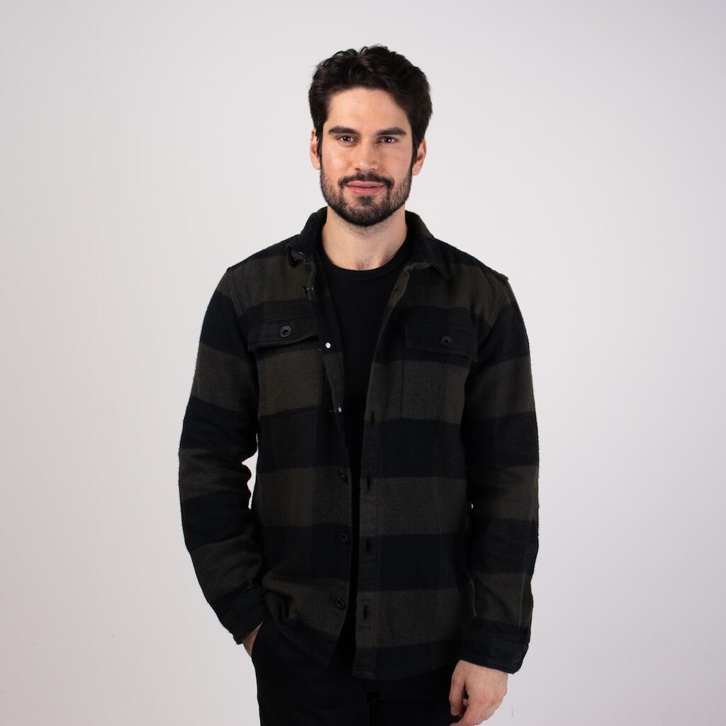 Camisa Overshirt Reserva Xadrez Montana Verde Escuro