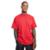 Camisa Oversized Gola Alta Vermelha Streetwear - Vermelho