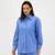 Camisa Pacific Blue Manga Longa Feminina - Azul