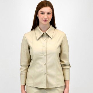 Camisa Pacific Blue Manga Longa Feminina