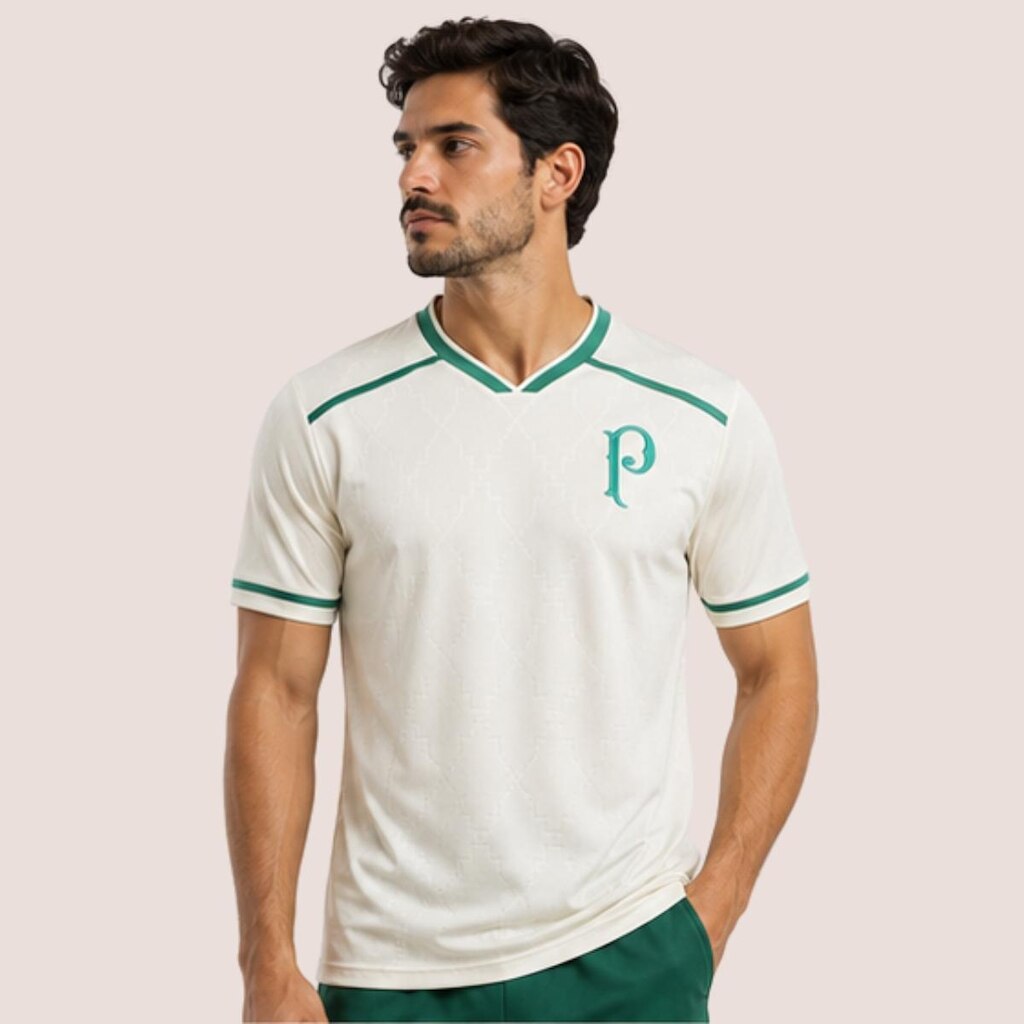 Camisa Palmeiras Masculina Confortável Betel