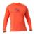 Camisa Poker Manga Longa Fator Proteçao Uv50+ Infa - Laranja