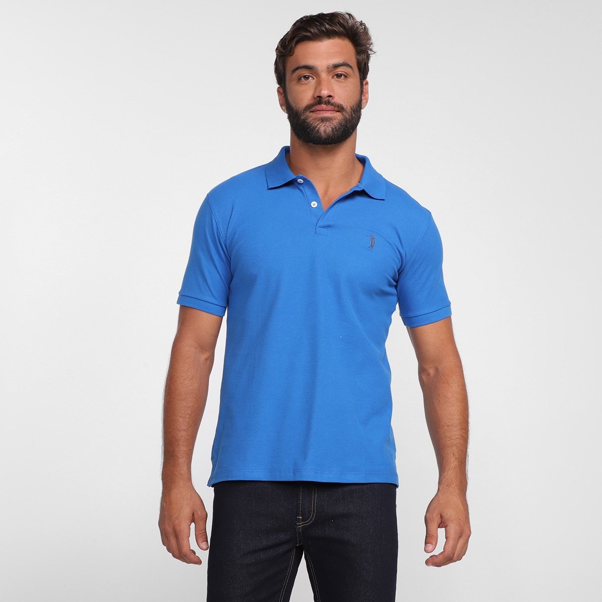 Camisa Polo Aleatory Básica Masculina - Azul Royal é ruim? Camisa Polo Aleatory Básica Masculina - Azul Royal é boa?