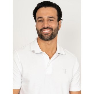 Camisa Polo Aleatory Piquet Light Branca