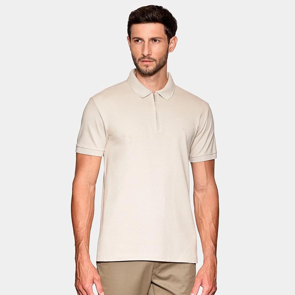 Camisa Polo Aramis Piquet Zip Masculino