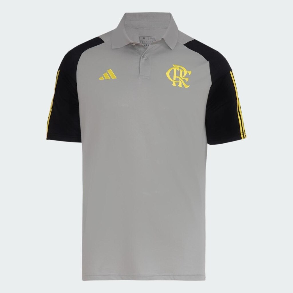 Camisa Polo Atleta Flamengo 24/25 Adidas Masculina