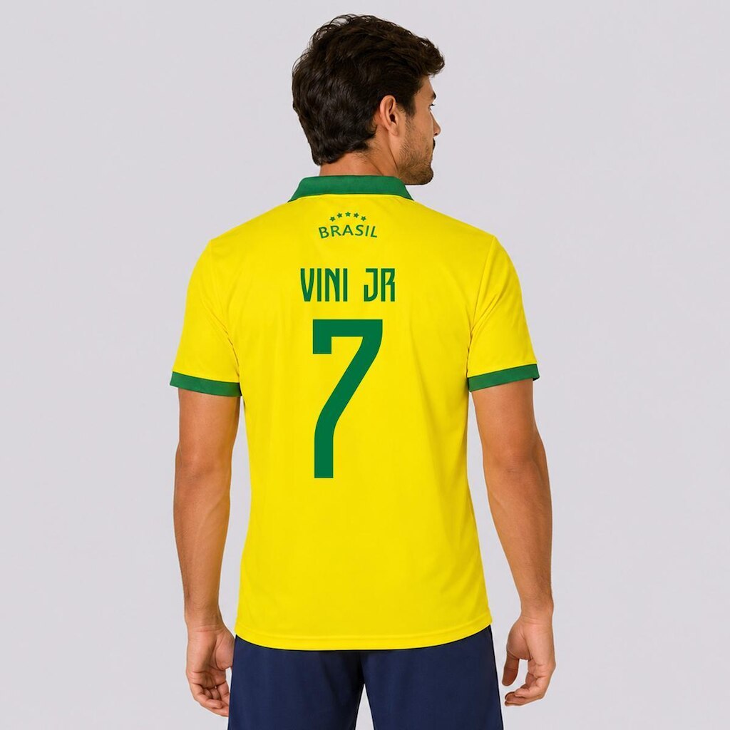 Camisa Polo Balboa Brasil 7 Vini Jr