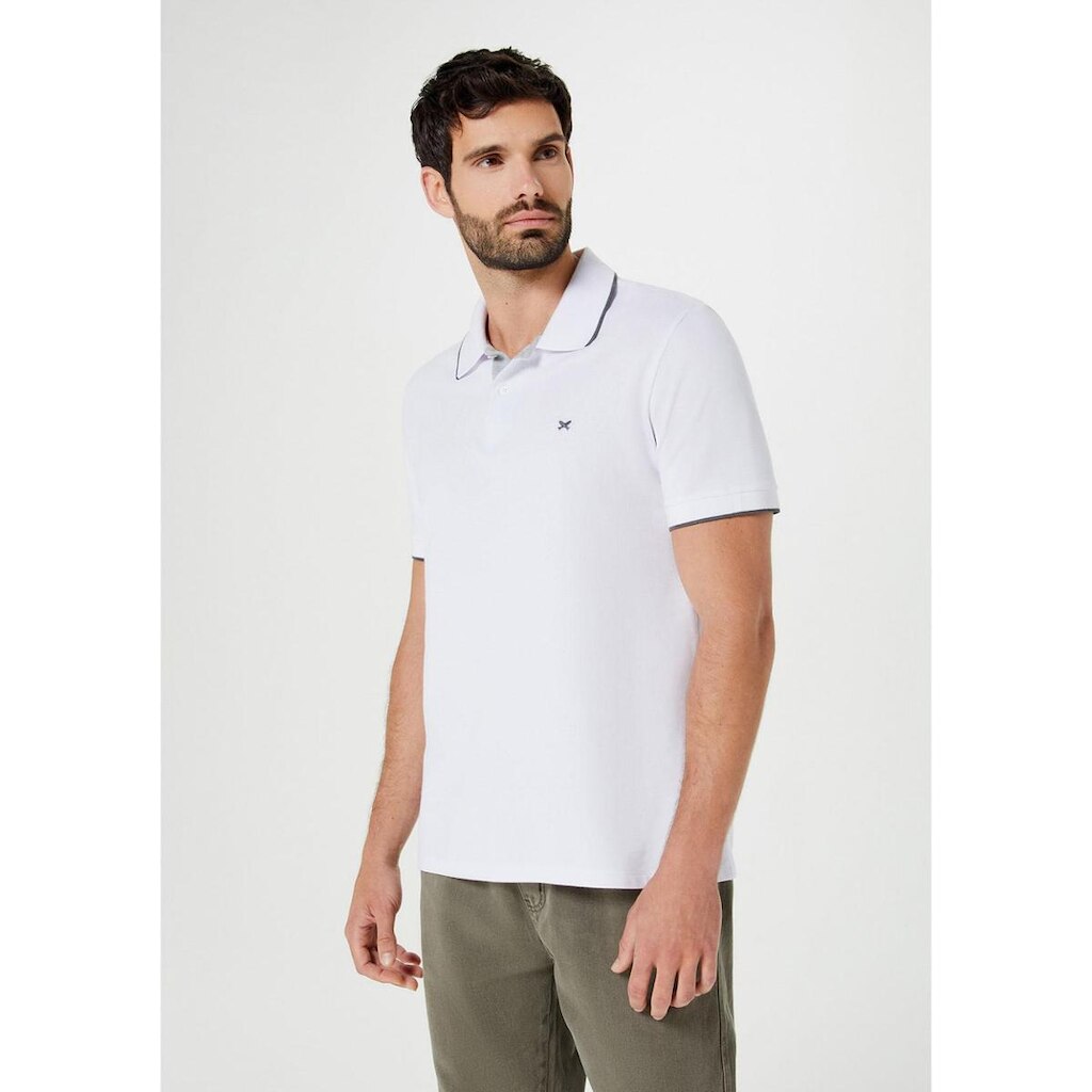Camisa Polo Básica Masculina Em Malha Piquet Com Bordado