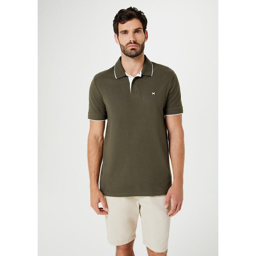 Camisa Polo Básica Masculina Em Malha Piquet Com Bordado