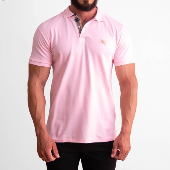 Burberry Logo Burberry Camiseta Masculina Camisa Polo Burberry