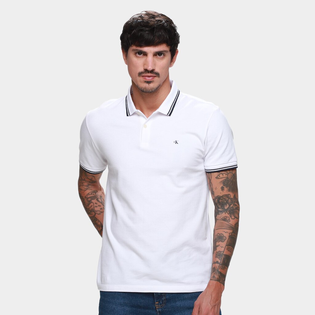 Camisa Polo Calvin Klein Casual Masculina