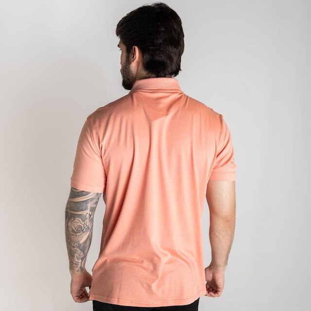Camisa Polo Calvin Klein Liquid Touch Rosa