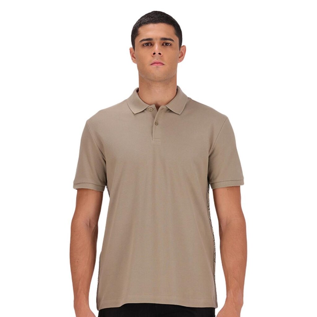 Camisa Polo Calvin Klein Regular Logo nas Laterais