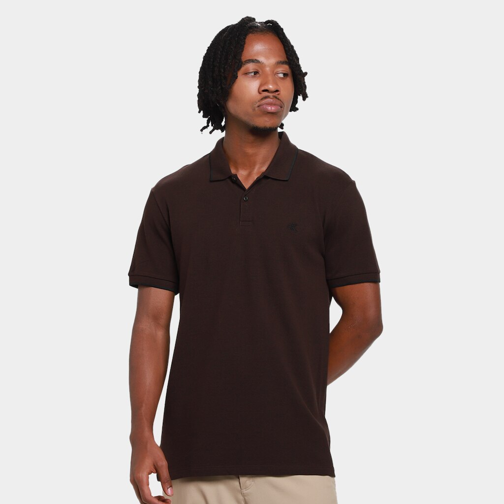 Camisa Polo Calvin Klein Slim Friso Masculina