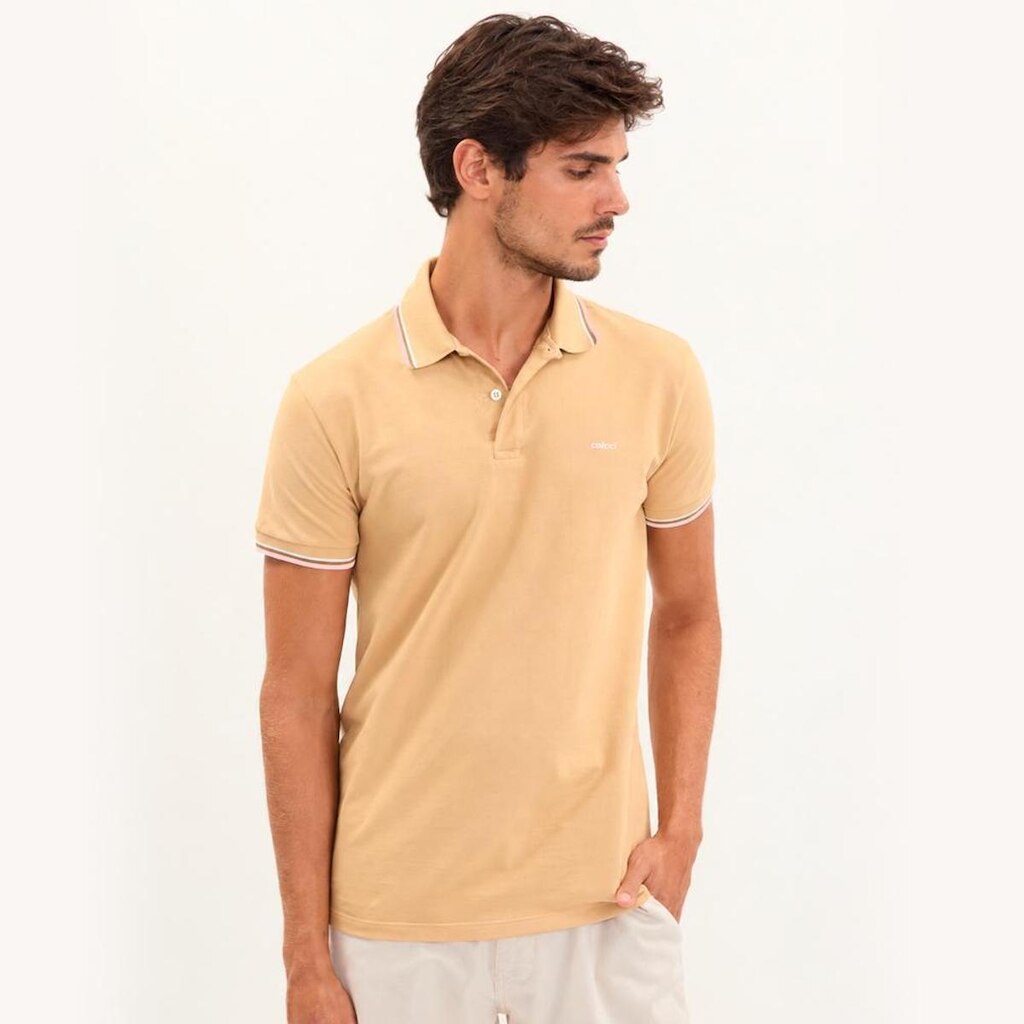 Camisa Polo Colcci 3 Line Masculino