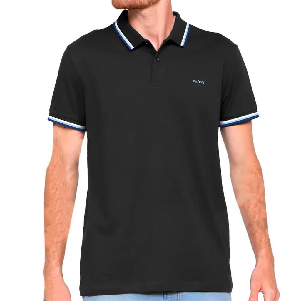 Camisa Polo Colcci 3 Lines Masculino